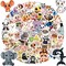 106PCS Non-Repeating Cute Animal Stickers Pack – Large Waterproof Vinyl Kawaii Animal Stickers for Water Bottles, Laptops, Classroom Rewards, Party Favors & DIY Crafts